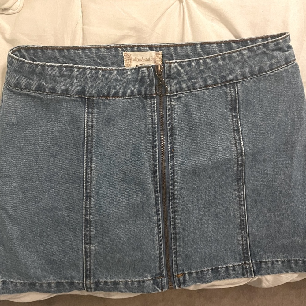 Altar’d state Jean skirt